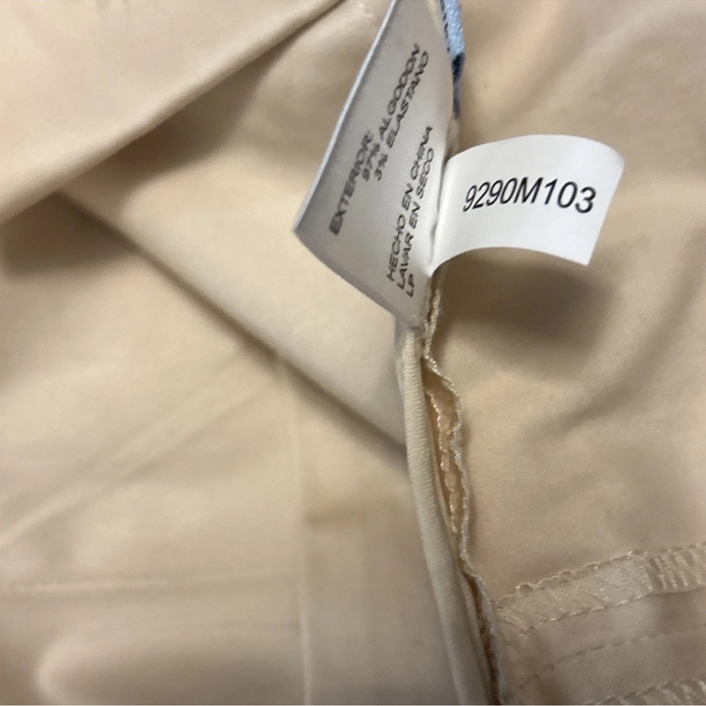 Antonio Melani Womens Sadie Parchment High Waisted WideLeg Button Front Pants 14 - Picture 9 of 12